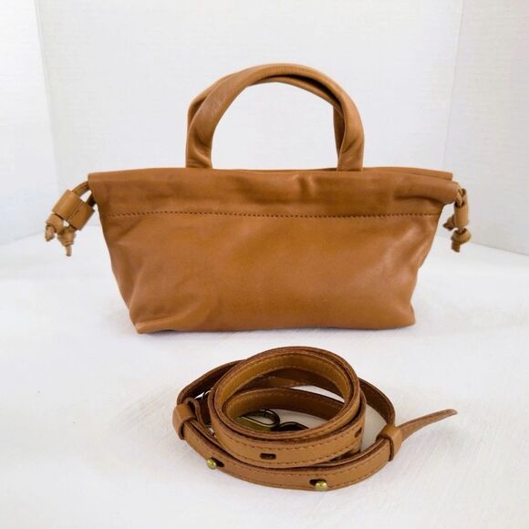 $118 Madewell Piazza Mini Crossbody Bag Timber Beam Brown Leather Handbag - Picture 1 of 12